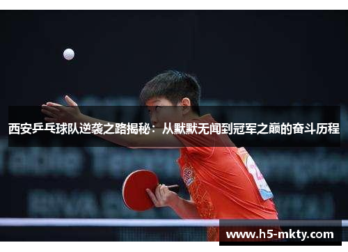 西安乒乓球队逆袭之路揭秘：从默默无闻到冠军之巅的奋斗历程